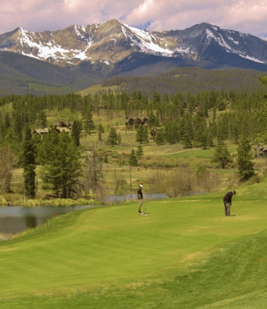 golfing in breck