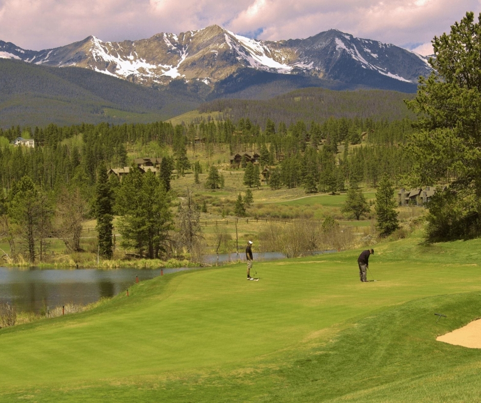 golfing in breck