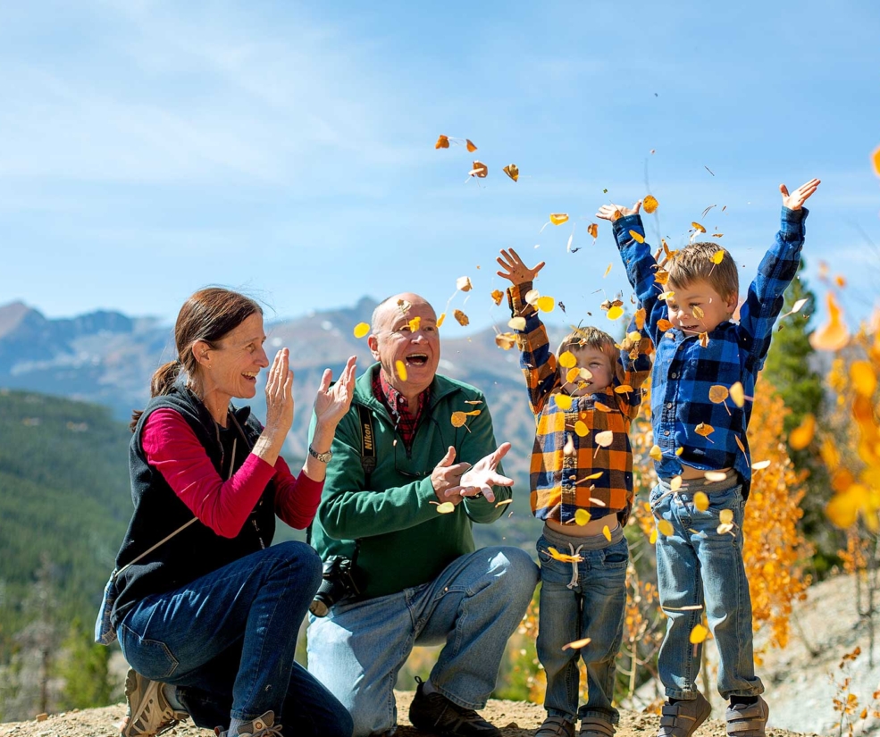 family fall in breck