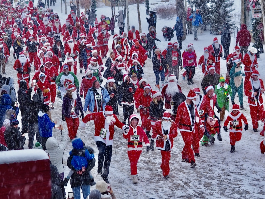 santa race in breck