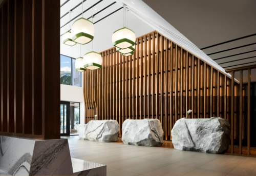 Hotel Alpenrock Front Lobby in Breckenridge