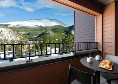 Hotel Alpenrock balcony in Breckenridge