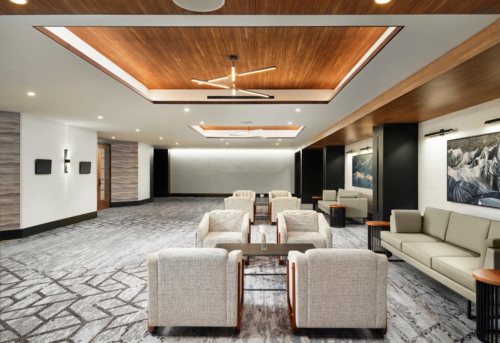 Hotel Alpenrock lobby in Breckenridge